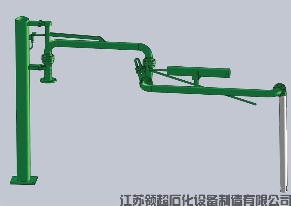 貴州六盤水市客戶定制采購(gòu)的一批AL1401汽車頂部裝卸鶴管(無立柱鶴管)已通過物流發(fā)往使用現(xiàn)場(chǎng)(1)